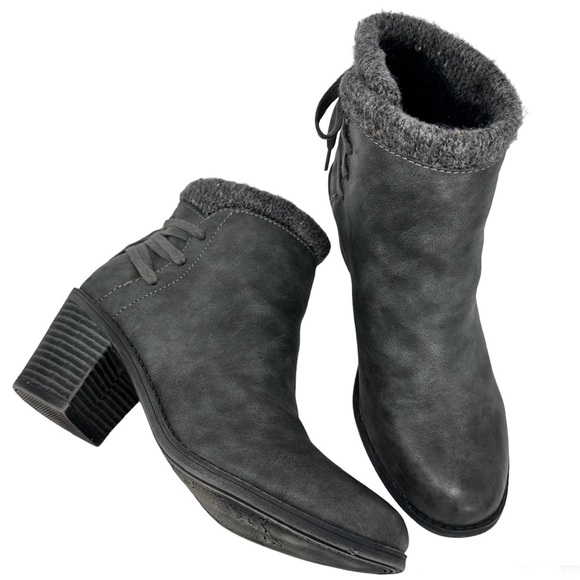 Roxy Dakota Heeled Ankle Booties Dark Gray - Picture 3 of 14